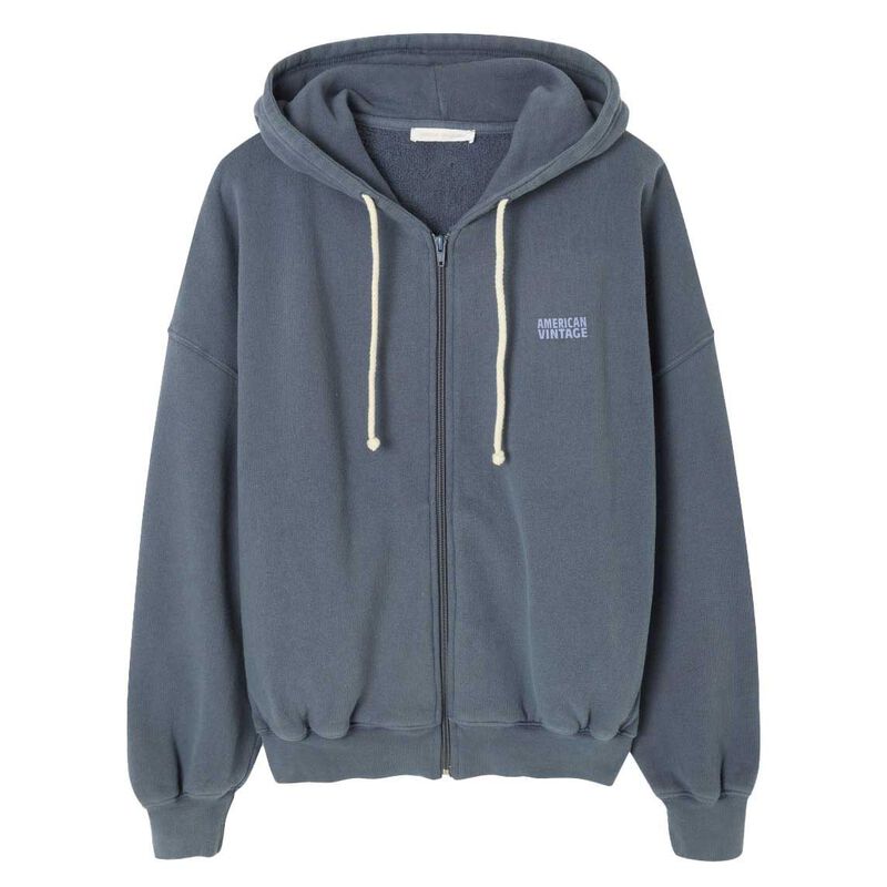 American Vintage Izubird Zip Hooded Sweatshirt image number 2